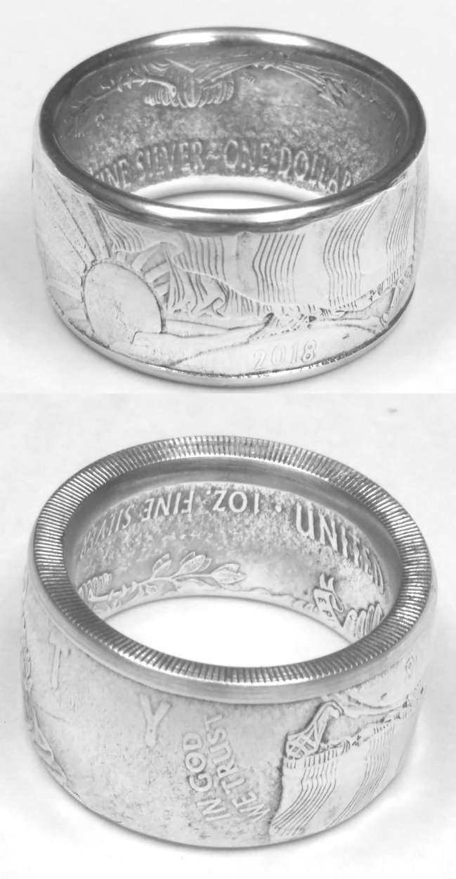 American Silver Eagle Coin Ring